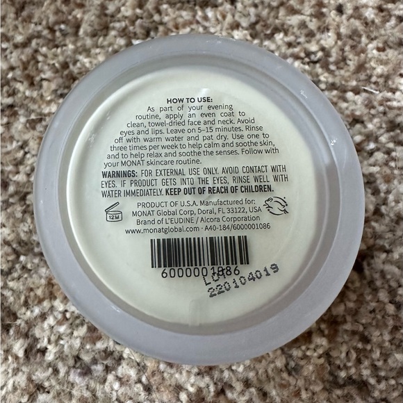 Monat De-stressing Mask NIB - Picture 3 of 3